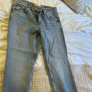 Zara Women's Light Blue Skinny Jeans